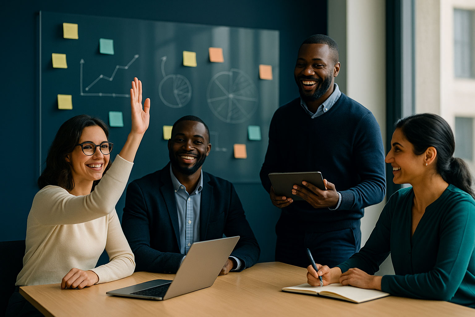 Higher engagement — people connecting and collaborating