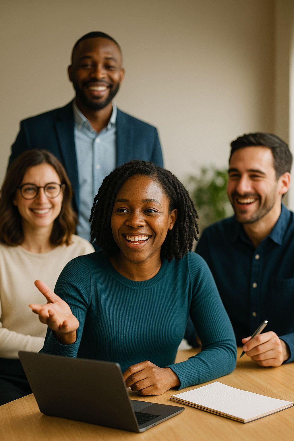 Higher engagement — people connecting and collaborating